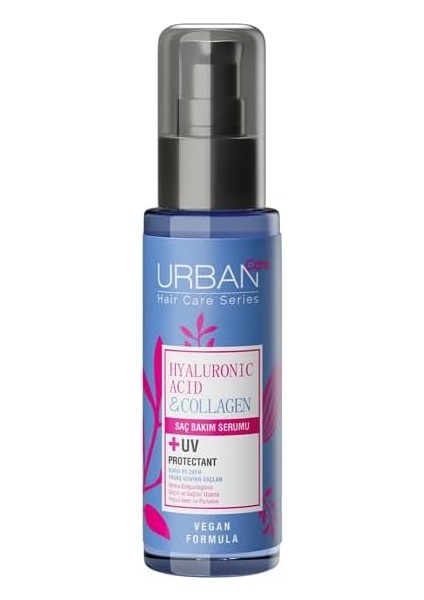 Care Hyaluronik Asit &amp; Kolajen Kuru ve Cansız Saçlara Özel Saç Bakım Serumu 75 Ml- Vegan