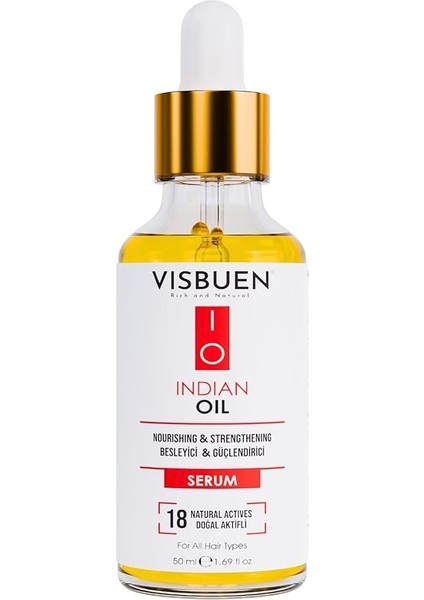 Hint Yağı 18 Doğal Aktifli Hızlı Saç Uzatma ve Besleyici Etkili Serum