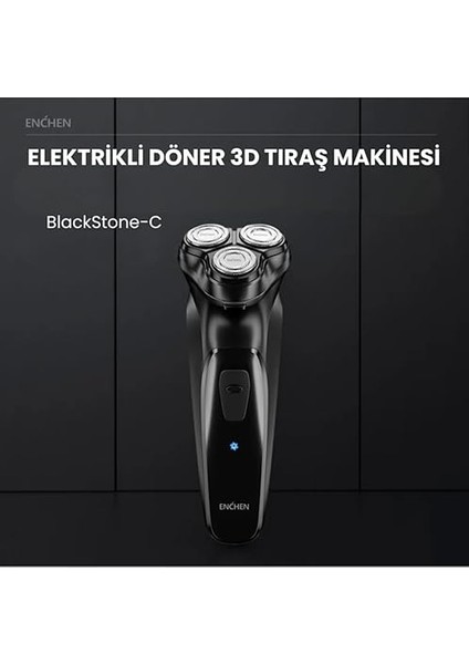 Blackstone-C Siyah Çift Yönlü Kavisli Bıçaklı Şarjlı Tıraş Makinesi indirimleri