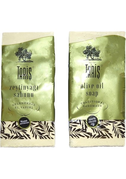 Tariş Zeytinyağı Sabunu, Geleneksel El YAPIMI,%100 Saf Zeytinyağı, 160G x 10 KALIP=1600G