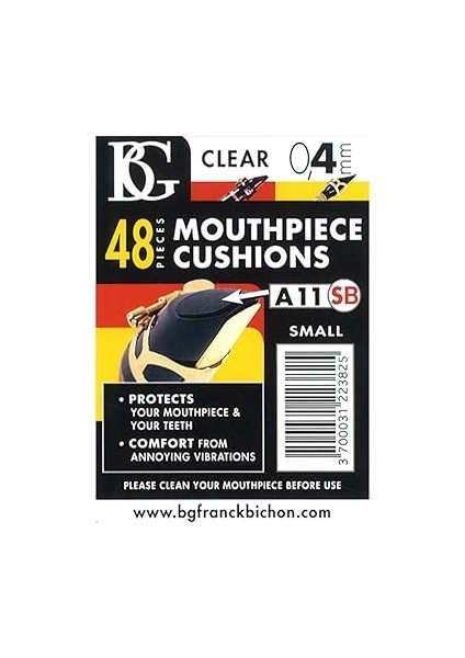 Dişlik Klarnet Saksafon Franck Bichon Büyük Şeffaf 0.4 mm A11S fiyatları