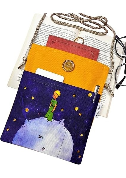Kitap/tablet/ebook Çantası – Kılıfı (Küçük Prens ve Gezegen) modelleri