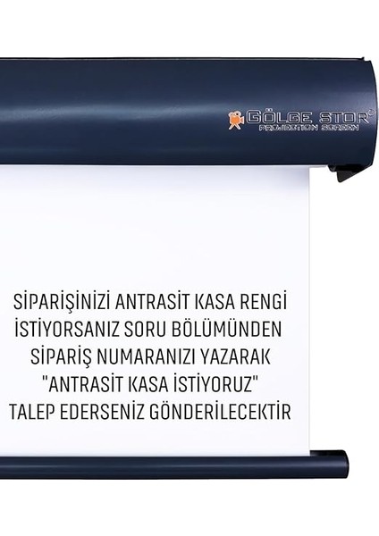 Stor EN210CM BOY180CM Projeksiyon Perdesi Manuel-Yeni Akıllı Kumaş Teknolojisi indirimleri