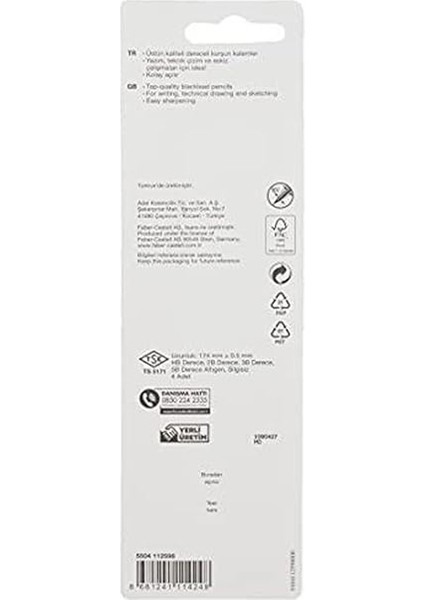 Market Faber-Castell 5504112598 Goldfaber Dereceli Kurşun Kalem, Hb-2b-3b-5b fiyatları