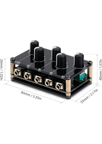 4'ü 1 Arada Pasif Mikser Modülü Mini Stereo 4 Kanallı Pasif Mikser Ses Mikseri 4 Ses Girişi - 1 Çıkış Ultra Kompakt Stüdyosu Için Düşük Gürültü Konsol Sahne Küçük Kulüp Veya Bar fiyatları