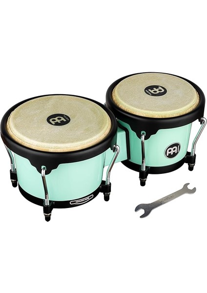 Percussion Headliner Bongo - Journey Serisi - Special Edition - 6 1/2" Macho &amp; 7 1/2" Hembra - Seafoam Green (HB50SF)