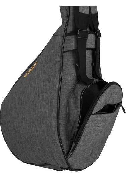 Case 03 Serisi Kısa Sap Gri Bağlama Taşıma Çantası