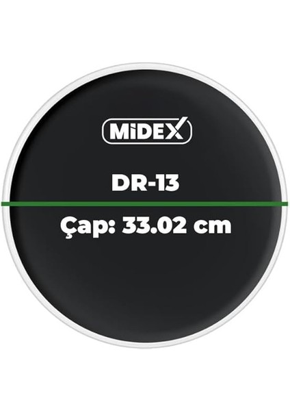DR-13BK Siyah Renk 13 Inç Tom Bateri Davul Derisi Drumhead 13'' Inch (33.02 Cm) modelleri