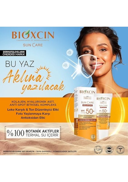 Sun Care Lekeye Eğilimli Ciltler Için Çok Yüksek Korumalı Güneş Kremi 50 Spf - Leke ve Çil 50 ml indirimleri