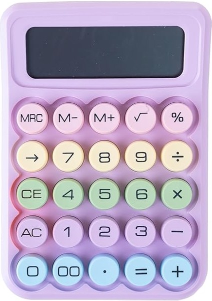 Hesap Makinesi Renkli Tasarım - Q6 (Mor) fırsatları