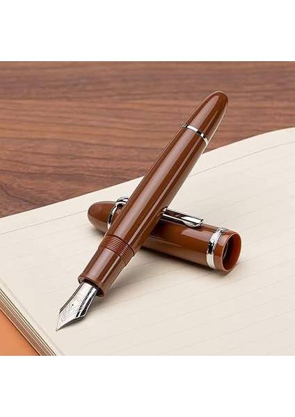 Gönder Jinhao X159 Dolma Kalem (Kahve Krom, Medium Uç) indirimleri