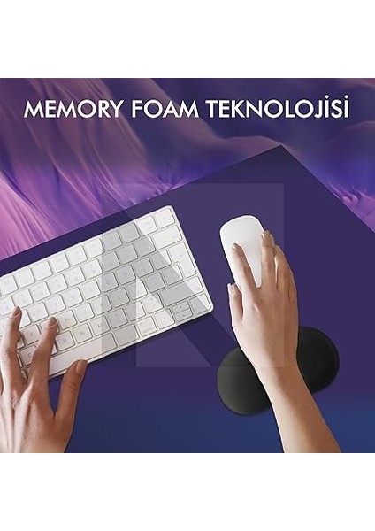 Team - Ergonomik Fare Bilek Desteği, Memory Foam Yumuşak Bilek Padi, Masa Bilek Pedi, Kaymaz Tabanlı Ağrı Giderici Bilek Desteği (Fare Bilek Desteği) indirimleri