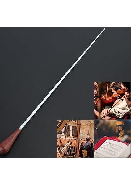 Profesyonel Müzik Baton, El Yapımı Padauk Koro Senfoni Orkestrası Konseri Için Dengeli Ağırlık Ile Iletişli Çubuk, Zarif Işçilik Hafif Dayanıklı indirimleri