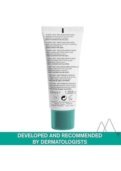 Hyseac Mat Karma ve Yağlı Ciltler Için Matlaştırıcı Bakım Kremi 40ML fiyatları