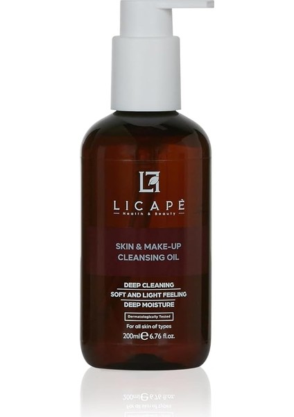 Iki Aşamalı Cilt ve Makyaj Temizleme Yağı 200 ml