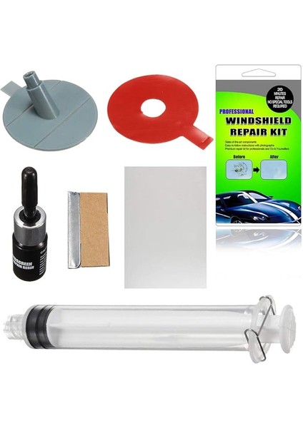 Tamir Kiti Dıy Araba Pencere Cam Cam Scratch Onarım Setleri Için Fix Oto Cam Cam Çatlak Çip Scratch