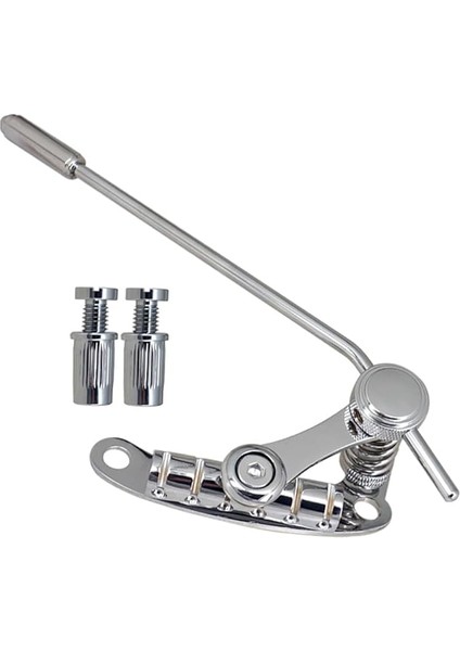 Gitar Köprüsü Çekme Plakası Değiştirmeleri Parçaları Elektrikli Krom Köprü Çubuğu Kuyruk Parçası Gitar Köprüsü Durdurma Plakası Lp/sg Gitar Köprü Aksesuarları