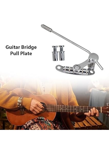 Gitar Köprüsü Çekme Plakası Değiştirmeleri Parçaları Elektrikli Krom Köprü Çubuğu Kuyruk Parçası Gitar Köprüsü Durdurma Plakası Lp/sg Gitar Köprü Aksesuarları modelleri