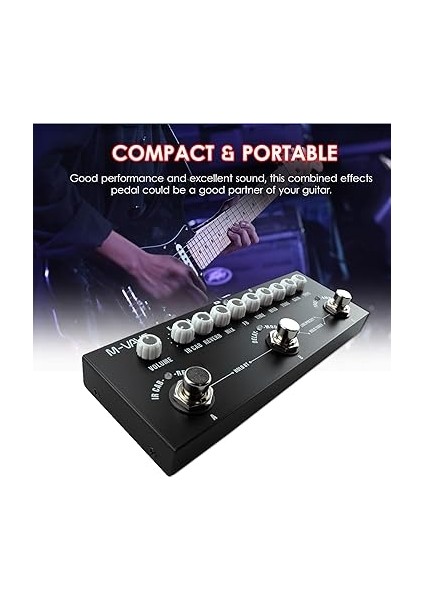 Cube Baby Taşınabilir Çok Fonksiyonlu Elektro Gitar Kablosuz Müzik Çalma ile Kombine Efekt Pedalı Telefon Ses Arayüzü Fonksiyonu fırsatları