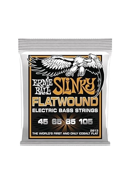 Ball Hybrid Slinky Flatwound Elektrik Bas Telleri, Ölçü 45-105 fiyatları