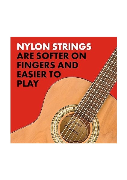 FA-25N 3/4 Boyutlu Naylon Teller, Akustik Gitar, Yeni Başlayanlar Için Gitarı, Çocuklar Için Mükemmel Başlangıç Gitarı, Parmakların Üzerinde Kolayca Durur, Doğal modelleri