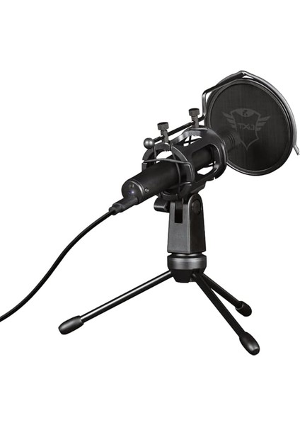 Gaming Gxt 241 Velica Pc Mikrofon, Üç Ayaklı ve Pop Filtreli Akış Için, Böbrek Karakteristiği, Podcast, Stream, Asmr, Youtube, Kayıtlar, Bilgisayar, Dizüstü Bilgisayar Için USB Mikrofon, Siyah