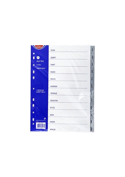 Noki Aylar Ayraç Ocak-Aralık 59280