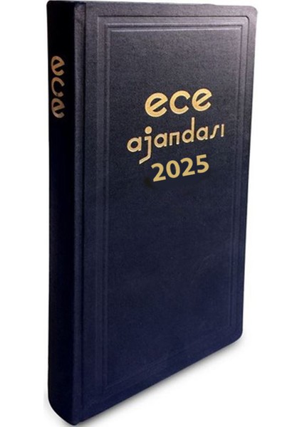 Ece Asya 17X33 Ajanda Ticari Cilt Bezli