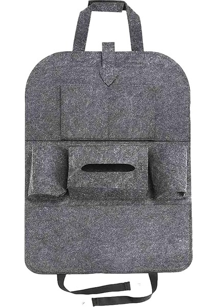 Adet Araç Koltuk Arkası Keçe Eşya Düzenleyici Oto Araba Organizeri Gri fiyatları