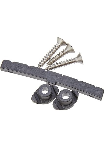 Tech Guıtar Labs Graphtech PT-5001-00 Black Tusq Xl Slotted Nut &amp; Retainer Pack Elektro Köprü ve String Tree Seti modelleri