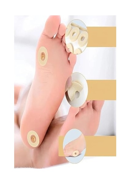 Nasır Bandı, Sünger Parmak Taban Yama Bant, Delikli Sünger Ped, Ayakkabı Vurma Sürtünme Önleyici Bant 15 Adet fırsatları