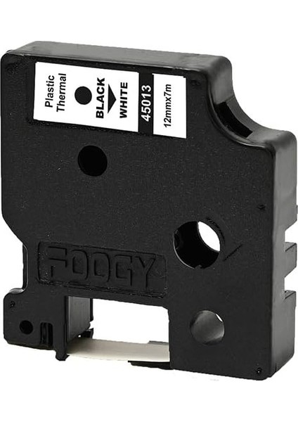 Dymo D1 Serit Etiket Muadili 12 mm x 7 M Plastik Beyaz