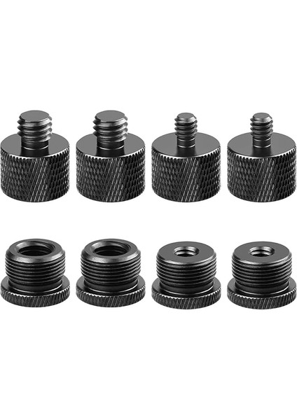 Mikrofon Standı Mikrofon Boom Seti, Mikrofon Konu Adaptörleri-5/8 Dişi 3/8 Erkek ve 5/8 Dişi - 1/4 Erkek Vb.