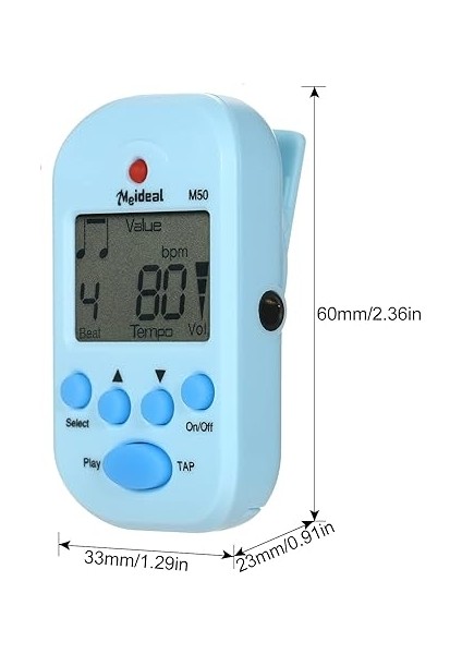 Gitar Için Metronom Dijital Metronom Piyano Için Dijital Metronom M50 Tempo Metronom Klipsli Elektronik Metronom Cep Metronom Gitar Piyano Keman Davul ve Diğerleri Için Uygun indirimleri
