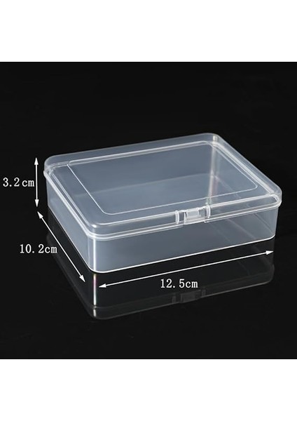 12,5cm Mini Şeffaf Eşya Takı Elektronik Saklama Kutusu Organizer Düzenleyici Klipsli Kapaklı Kutu fiyatları