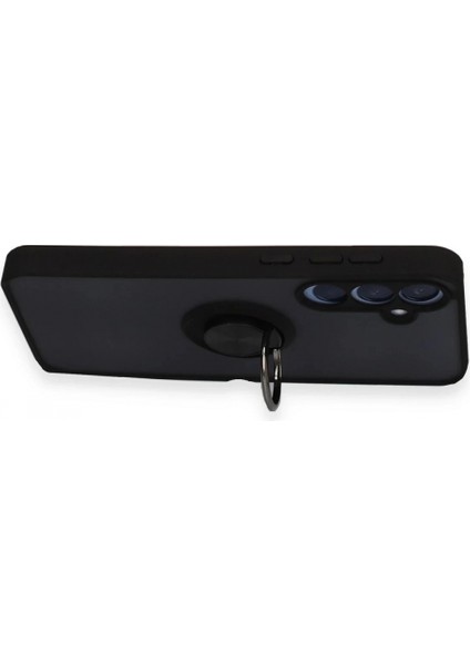 Samsung Galaxy A35 5g Kılıf Montreal Yüzüklü Silikon Kapak - Lacivert indirimleri