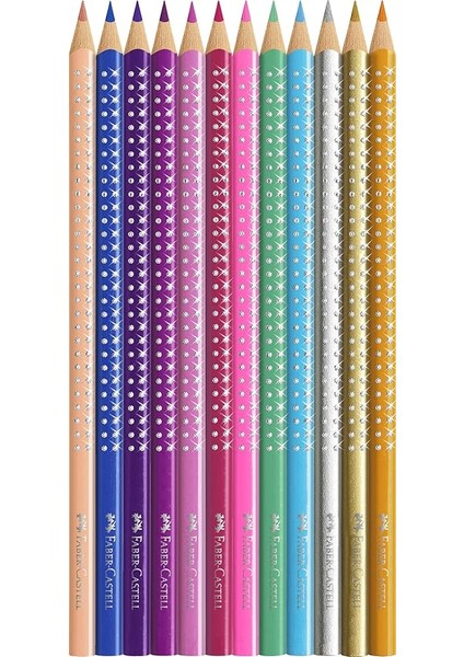 Parlak Renkler Boya Kalemi, 12 Renk, Metal Kutu, Pembe, Ergonomik Üçgen Gövde, Fsc Sertifikalı Ahşap, Işıltılı Renkler, Çevre Dostu Su Bazlı Boya fiyatları