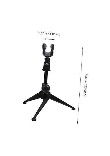 Stüdyo Kullanımı Için Döndürülebilir Mikrofon Braketli Sağlam Metal Tripod Standı Siyah indirimleri