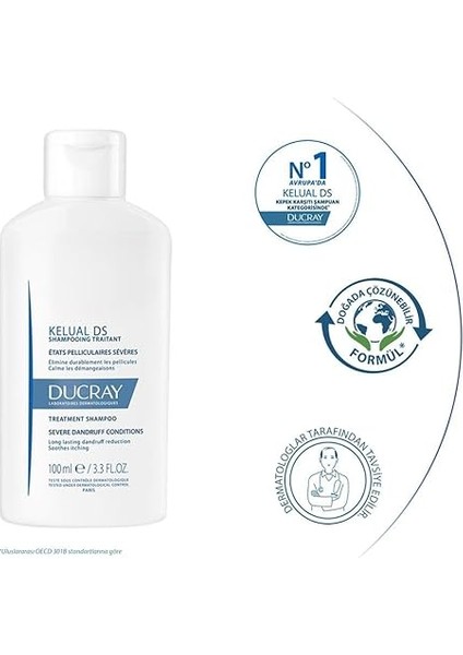Kelual Ds Shampoo Kepeklenme ve Kaşıntı Karşıtı Şampuan 100ML indirimleri