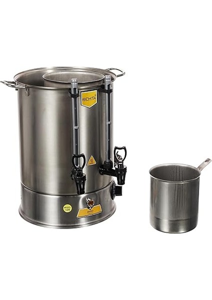 R13 Standart Çay Makinesi, 120 Bardak, Gümüş Rengi, 2000 W, Paslanmaz Çelik Tüp Rezistans indirimleri