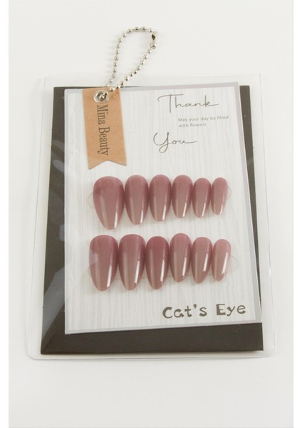 shop Mina Beauty Kedi Gözü Takma Tırnak-Mor fiyatları