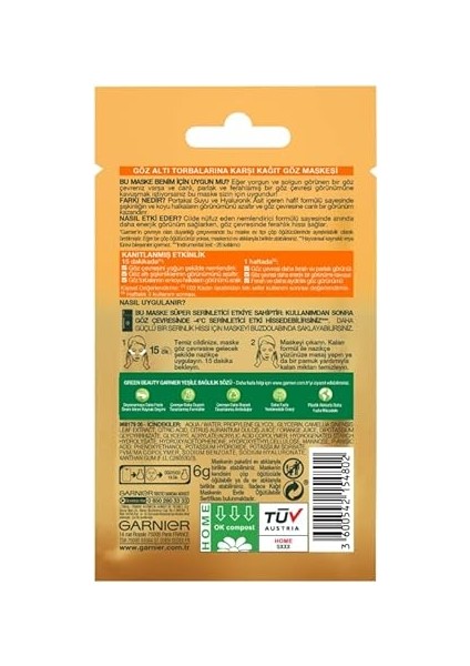 Nem Bombası Göz Altı Torbalarına Karşı Kağıt Göz Maskesi fiyatları