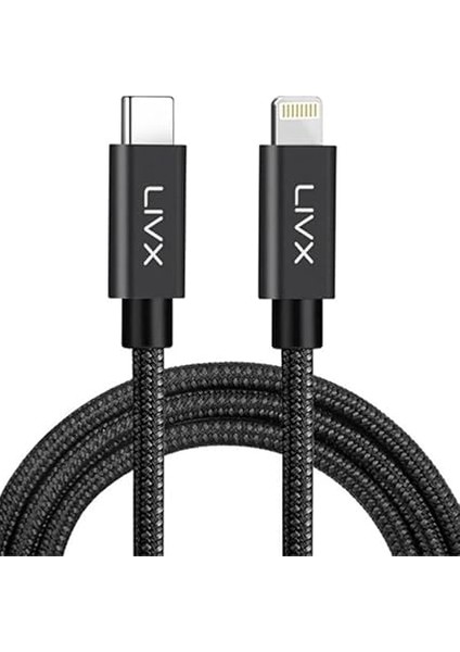 Transparent 45W Pd/qc Mini Araç Şarj Cihazı ve 1 Metre iPhone Hızlı Şarj Kablosu L35 - Blt-00 modelleri