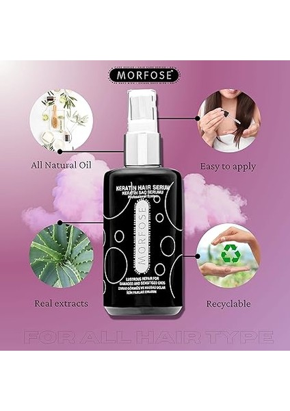 Saç Serumu Keratin 75 ml modelleri
