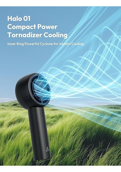 Taşınabilir Taşınabilir Turbo Fan [16H Maksimum Soğutma Süresi], 5 Hızlı USB Şarj Edilebilir Mini Kişisel Pille Çalışan Küçük Cep Soğutma Fanı Kadınlar, Seyahat, Ev, Ofis, Plaj, Kirpik Için modelleri