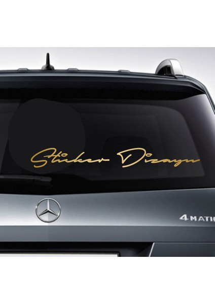 Kişiye Özel 2 Adet Isim Soyisim Yazı Sticker El Yazısı Isim Oto Araba Motosiklet Karavan Sticker 00028 modelleri