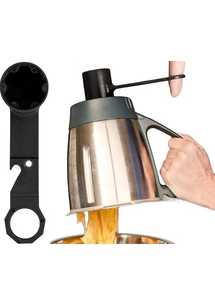 Badil Thermomix Hamur Sökücü, Ağır, Yapışkan Makarnayı Bu Sökme Anahtarı ile Thermomix Karıştırma Kabından Kolayca Çıkarın