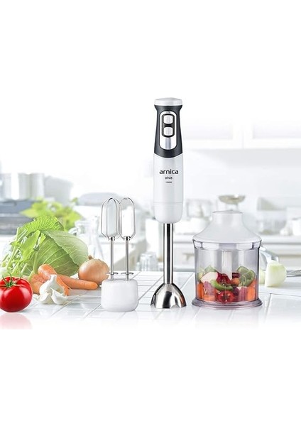 GH21590 Diva El Blender Seti, 1.1 L Hazne, 1200 W, Beyaz fiyatları