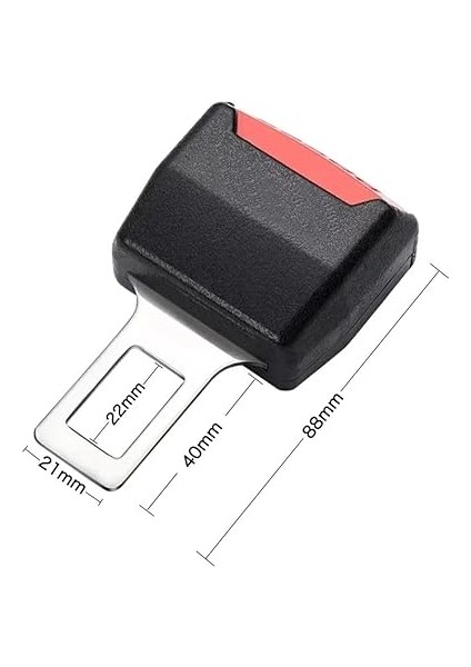 tüm araçlara uyumlu metal ağız 1 adet emniyet kemeri aparatı