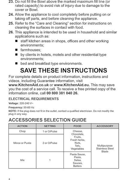 1, 7 L Mutfak Robotu 5KFP0719 Matte Black - Ebm fırsatları